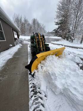 Polar48hydww Polar Mini Xp Snow Plow Skid Steer Universal Quick Attach For Vermeer Toro Dingo Kanga
