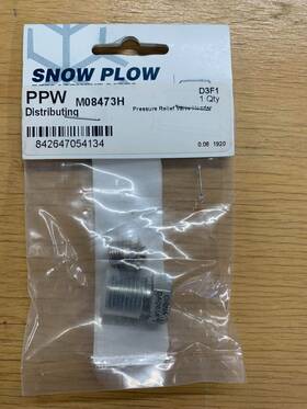 M08473h Ppw Snow Plow Pressure Relief Valve Header #m08473h