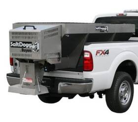 1400202ss Saltdogg Buyers Products 1.8 Cubic Yard Gas Stainless Steel Hopper