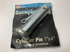 Sam 1302325 Snow Plow Cylinder Pin 1 Inch X 4 With Cotter For Fisher Plows