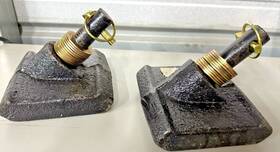 81100011 Sam 1303100 Pair Nos Snow Plow Anti-wear Shoes Replaces Meyer Diamond