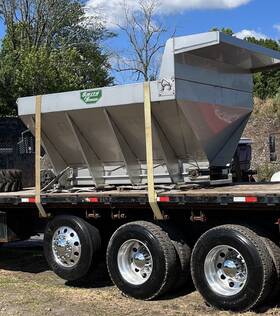 Ssv9c Smith Metalworks Of Newark Inc. New Salt Spreader Stainless Steel Hydraulic 5 Yard
