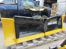29rvhd Sno-way Demo Series 2 Commercial 10ft Steel V-plow Hyd Wings 3/4 Ton And Up