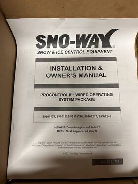 Sno-way 9112260-31068 Remote And Module Kit