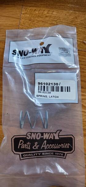 Sno-way 96102130 Sno-way Spring. Latch