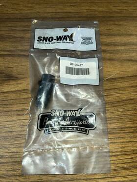96105417 Sno-way Receptacle Amp Cpc Connector For Gray Controller Oem Nos