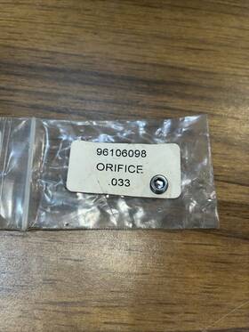 96106098 Sno-way .033 Orifice Oem Nos