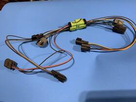 99100935 Sno-way Snoway Snowplow Eis Headlight Adaptor Harness Used Gm H13 Bulb Cab