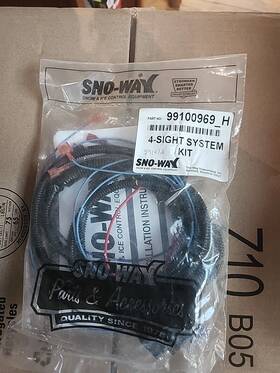 99100969 Sno-way 4-sight Plow Lighting Kit
