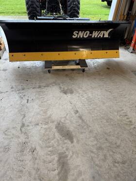99101067 Sno-way Plow With Hydraulics Skid Steer Attachment 99101067 Sno-way Plow With Hydraulics Skid Steer Attachment