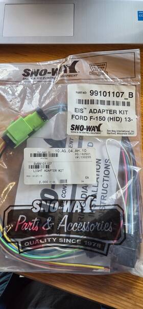 Sno-way 99101107 Sno-way Eis Light Adapter Kit