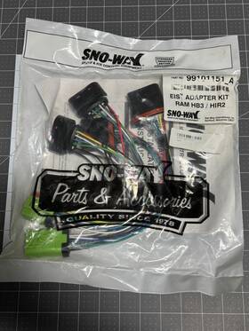 99101151 Sno-way Plow Eis System Dodge Ram Hb3 Hir2 Headlight Adapter Kit Oem