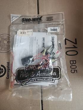 96112955 Snoway Sno-way Genuine Procontrol Solenoid/coil Harness Kit Retrofit