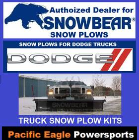 Ramp8219-397-093 Snowbear Dodge Durango 2004-2011 Snow Plow Kit With Winch Wireless Remote And Mount