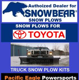 Ramp8219-397-139 Snowbear Toyota Tacoma 2016-2022 Snow Plow Kit With Winch Wireless Remote And Mount