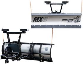 16020424 Snowdogg New Mx75ii Snowplow Stainless Plow 1/2 Ton Truck Trip Edge Snow