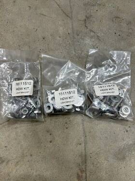16111512 Snowdogg 3- Part # - Md Hd Ex Vx Cm Plow Light Bracket Hardware Kit