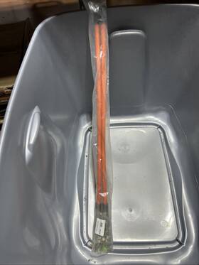 16122100 Snowdogg Orange Snow Plow Guide Kit Pair 24 Inch Cable Filled