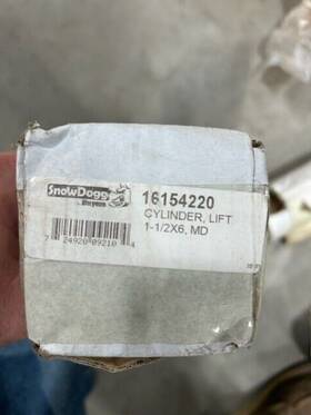 16154220 Snowdogg Part # - Md Plow Hydraulic Lift Cylinder 1-1/2 X 6 Inch