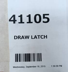 41105 Snowex Oem Draw Latch