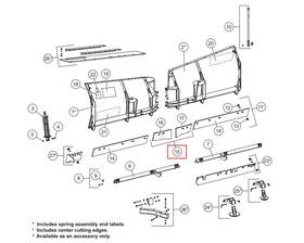 79977 Snowex Genuine Oem Center Cutting Edge