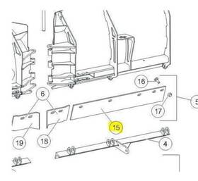 84826 Snowex Genuine Oem Utv Cutting Edge