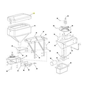 D6476 Snowex Lid Assembly Sp-325