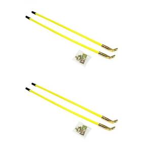 Snp6901 Stevens Lake Parts Four 4 26 Inch Yellow Blade Markers Fits Diamond Snow Plows