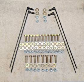 3249-64560 The Plow Western 3249 Snowplow Mount Bolt Kit 64560 Late 2004 Ford F250 350 450 Superduty