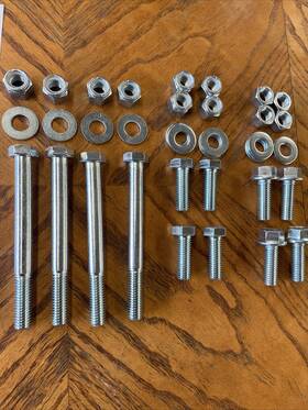 Am77073 The Plow Fisher 77109 Snow Mount Bolt Kit 20 Chevy/gm 2500 3500 77073
