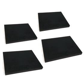 1001790004 The Rop Shop Pack Of 4 Pro-wing Rubber Edges For Buyers Pw-22 Pw22 Snowplow Blade Extender