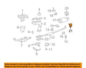 175090a050 Toyota Oem 00-04 Avalon Exhaust Components-muffler Wtpipe Support