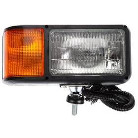 80820 Truck-lite Snow Plow Light Halogen 2 Bulb Polycarbonate 4 X 6 Inch