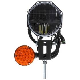 80878 Truck-lite Snow Plow Light Led 23 Diode Polycarbonate 7 Inch Round