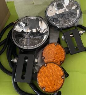 80990 Truck-lite 80880 Snow Plow Light Led 23 Diode Polycarbonate 7 In Universal