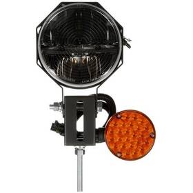 80989 Truck-lite Snow Plow Light Led 23 Diode Polycarbonate 7 Inch Round