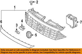 17a8539579b9 Volkswagen Oem 19-21 Jetta Grille Components-nameplate Bracket