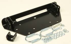 70558 Warn Powersports Atv Center Kit Snow Plow Mount Black