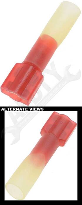 85243 Warn Industries Dorman 22-16 Gauge Female Insulated Disconnect Terminal .250 Inch 10 Pack