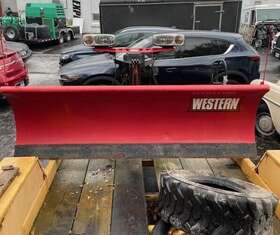 14110510887872390 Western Plow Fits Gmc Sierra 2500 - 8ft Wide Brackets/controller Included