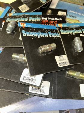 Sam1302220 Western 25519 7 Snowplow 1/4 Inch Hex Nipples Fits Conventional Pro Std