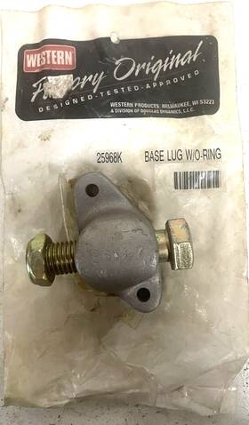 25968k Western #25968k Base Lug With O-ring And Mounting Bolt Lock Nut Nos