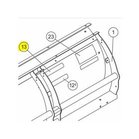 Western 28598 Plow Part # - Midweight Identity Decal Label