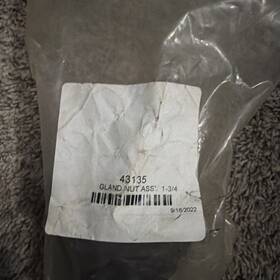 43135 Western Plow Part # - 1-3/4 Inch Gland Nut Assembly
