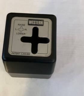 49021 Western Genuine Oem Cable Joystick Controller Upper Housing/body With Label