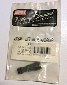 49064k Western Plow Part # - Lift Valve With 2 #25730 O-rings