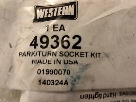 49362 Western Snowex Plow Part # - Park/turn Socket And Wire Assembly Kit