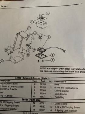 56199 Western / Fisher Plow Controller Base