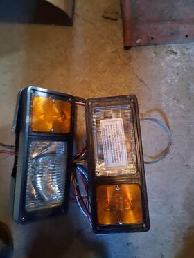 61541 Western Oem Fisher Sealed Beam Drivers Side Snow Plow Light Rectangular