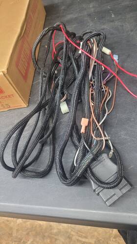 61558 Western 12-pin Plow Side Light Wiring Harness Unimount Ultramount